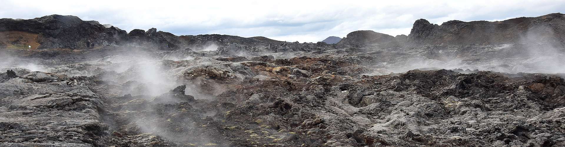Coulée lave Krafla Islande